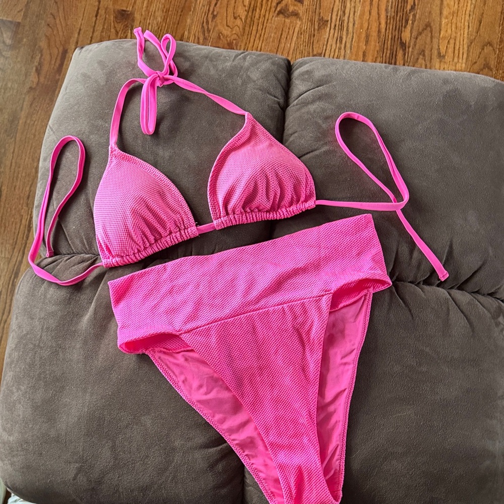 Vibrant Pink Women's Bikini Set